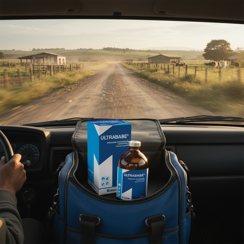 ultrababe-hemoparasiticida-emergencia-camino-frasco-bolsa-asiento-camioneta-velocidad-finca-ecuador