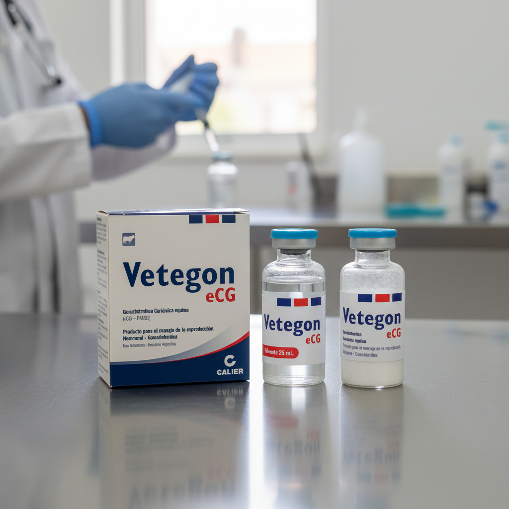 vetegon-ecg-reconstitucion-liofilizado-superficie-acero