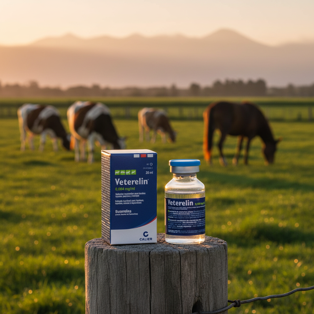 veterelin-vacas-yeguas-prenadas-poste-atardecer